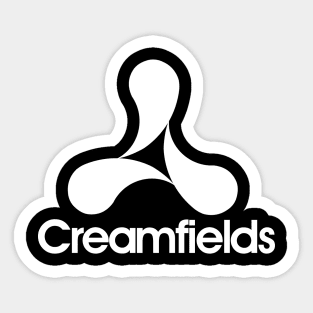 Creamfields - electronic dance music 90s collector white edition Sticker